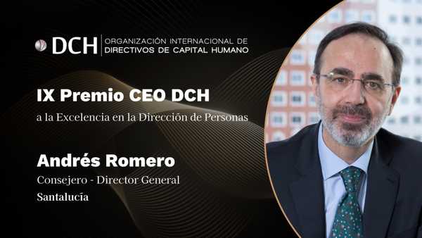 Andrés Romero, Consejero – Director General de Santalucía, IX Premio CEO DCH a la Excelencia en la Dirección de Personas